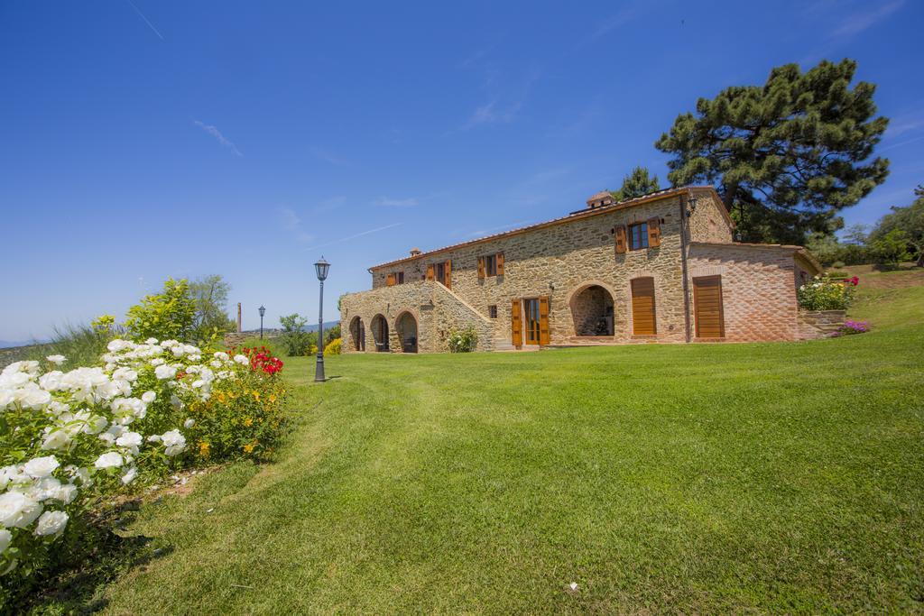 Tenuta Angelici Winery Casa Contea With Pool And Panoramic Pool Cortona Vila Terontola Quarto foto